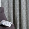 mezzo grey print curtain