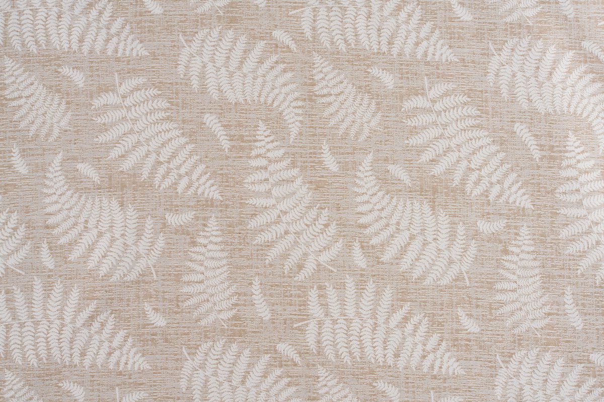 norah beige print curtain