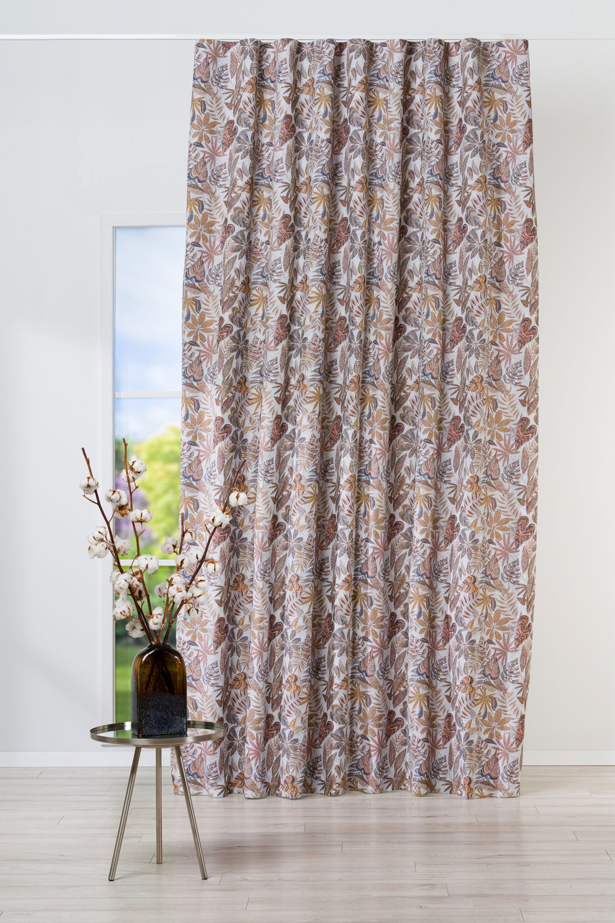 sicily multicolor print curtain