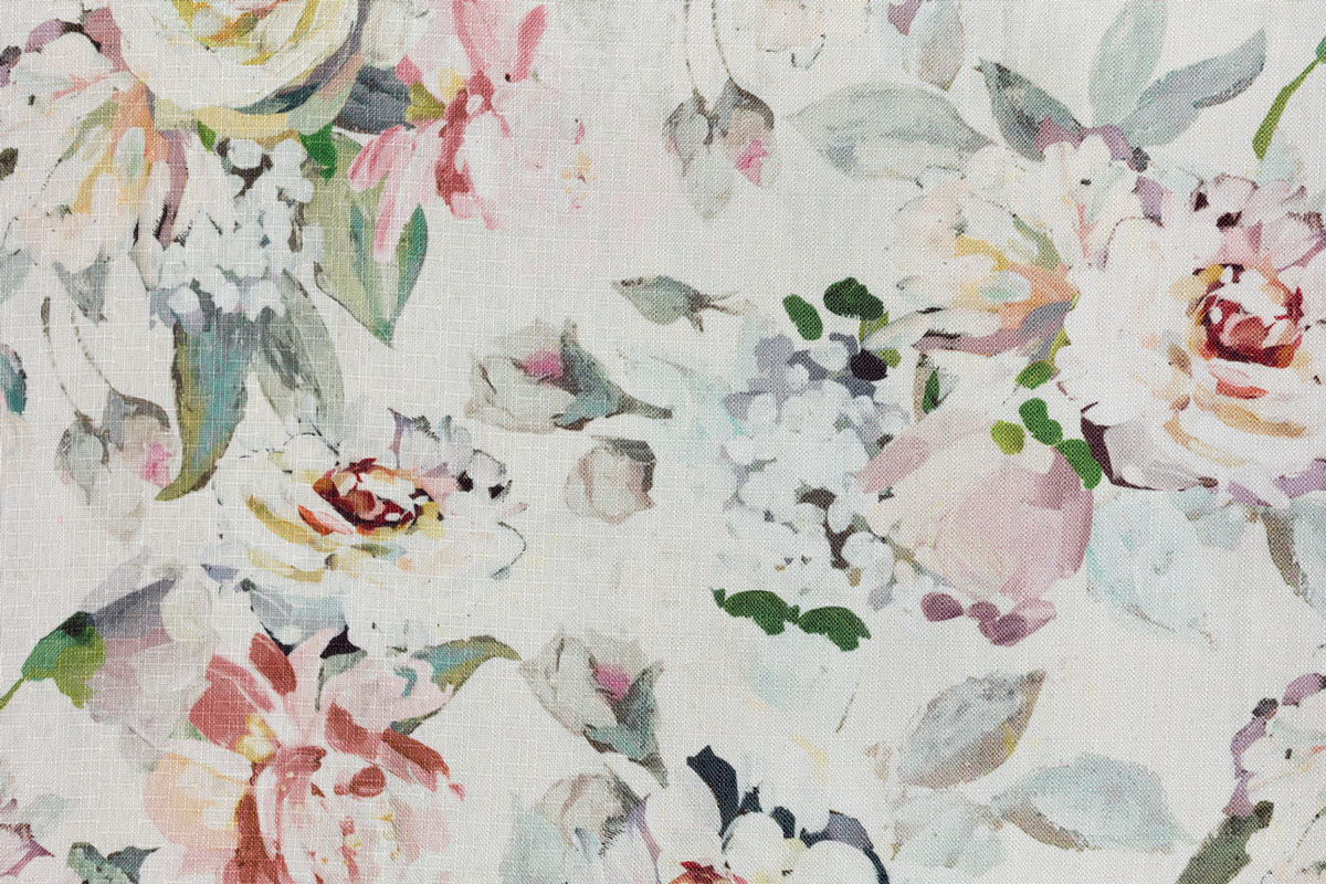 amore beige print curtain