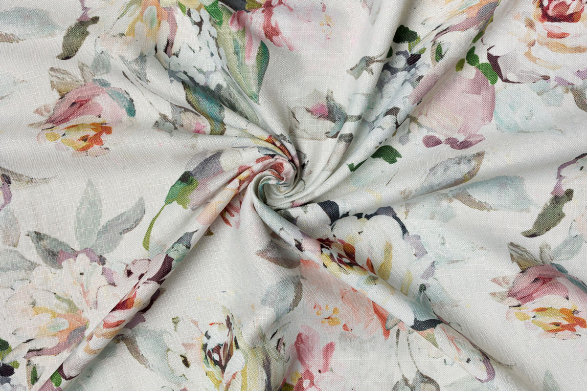 amore beige print curtain