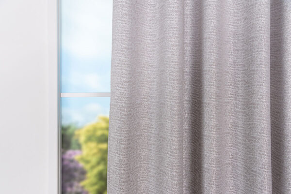 mateo grey print curtain