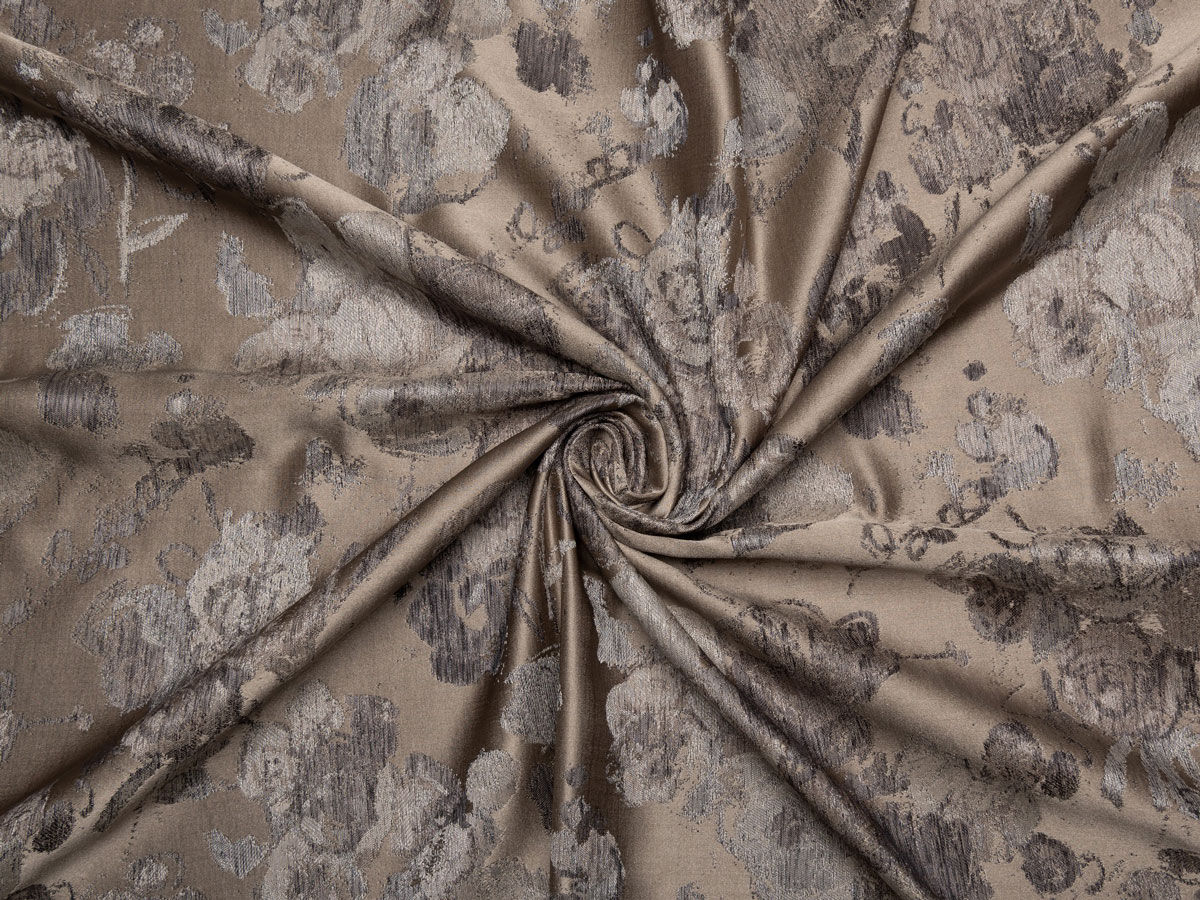 sarah grey print curtain