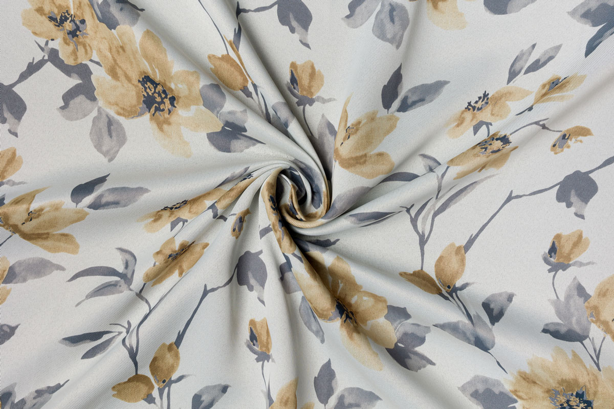 ortigia beige print curtain