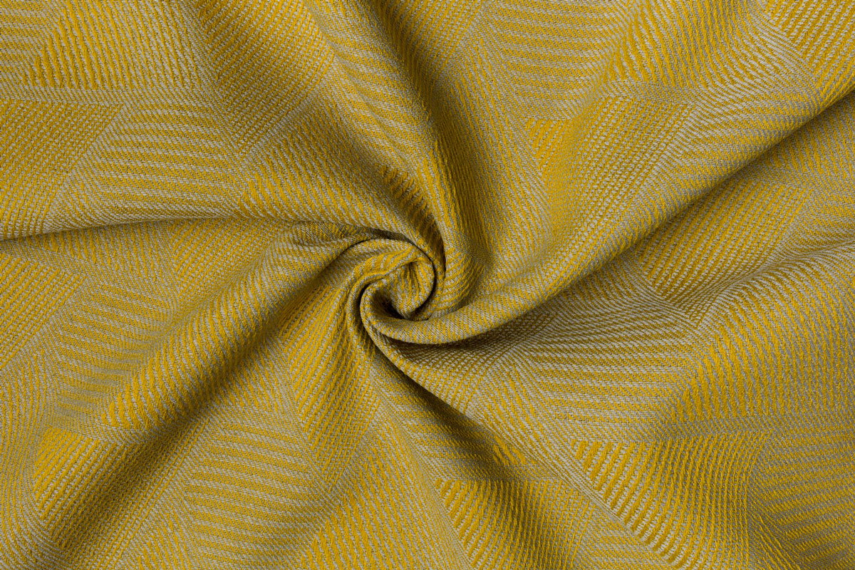 ragusa yellow print curtain