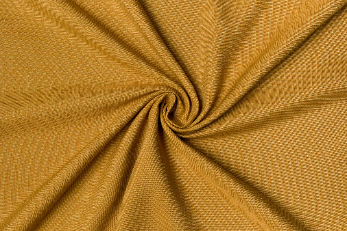 cove yellow print curtain