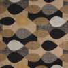 trento brown print curtain