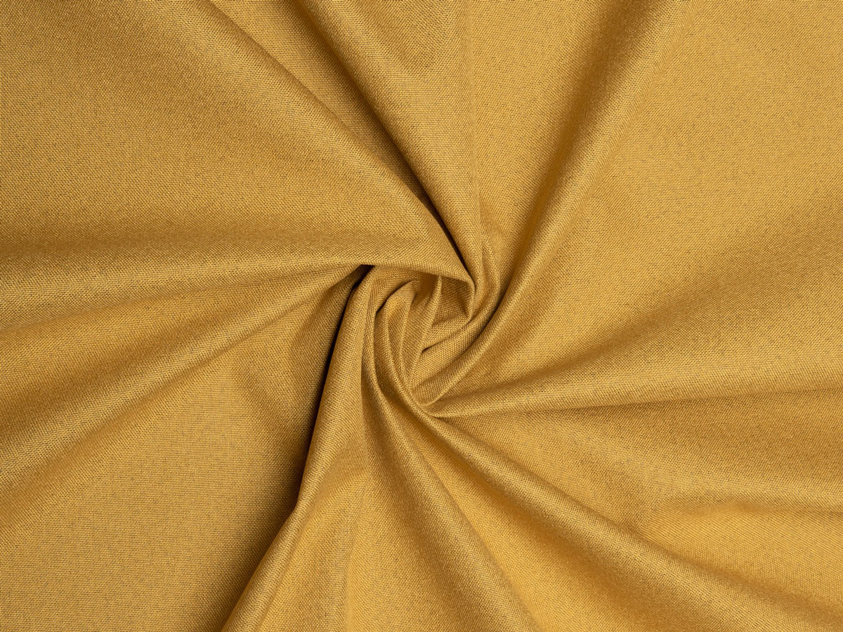 zenith yellow print curtain