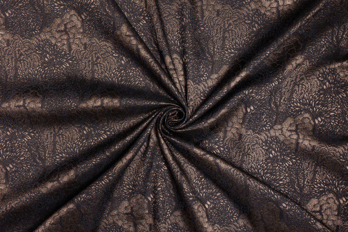 cork grey print curtain