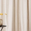 zen beige print curtain
