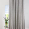 zen grey print curtain