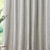 zen grey print curtain