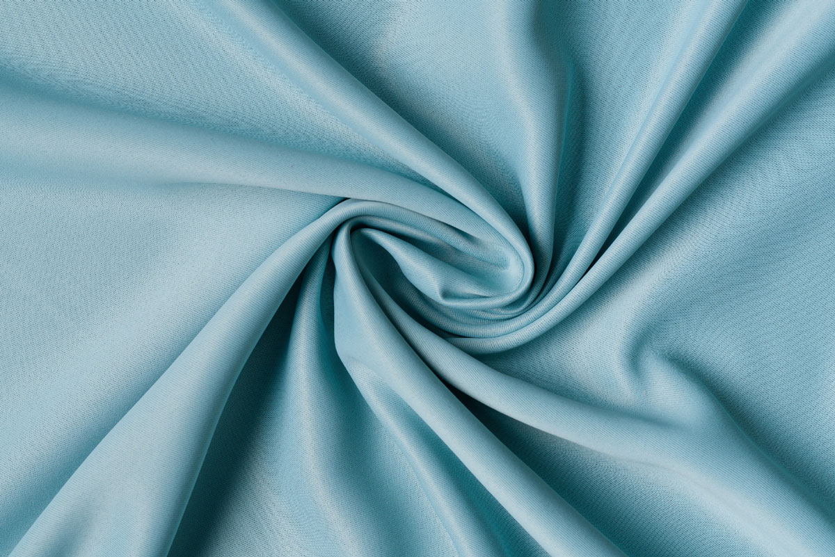 blackout blue print curtain