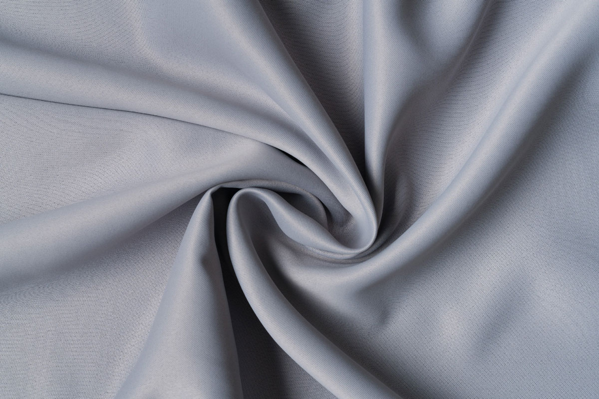 blackout grey print curtain