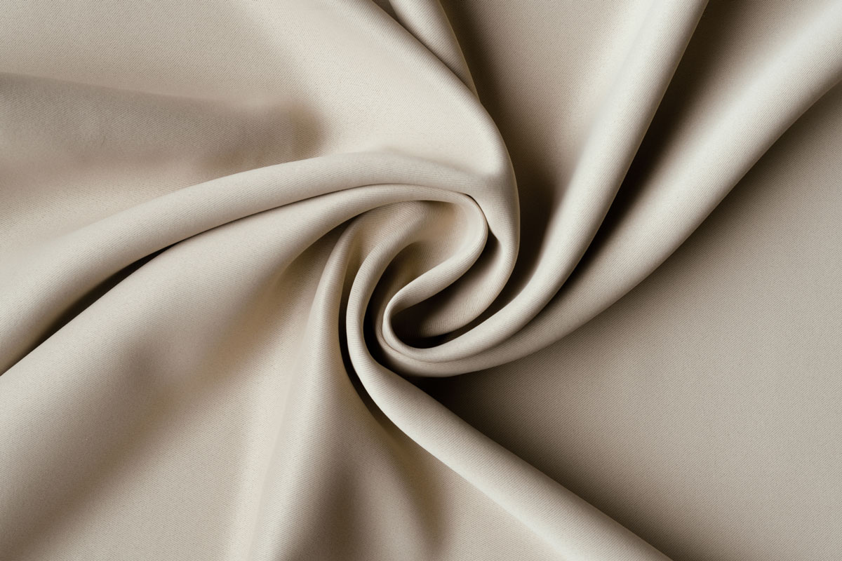 blackout beige print curtain