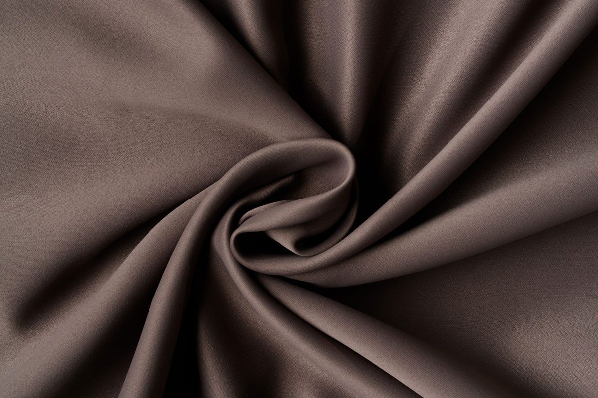 blackout brown print curtain