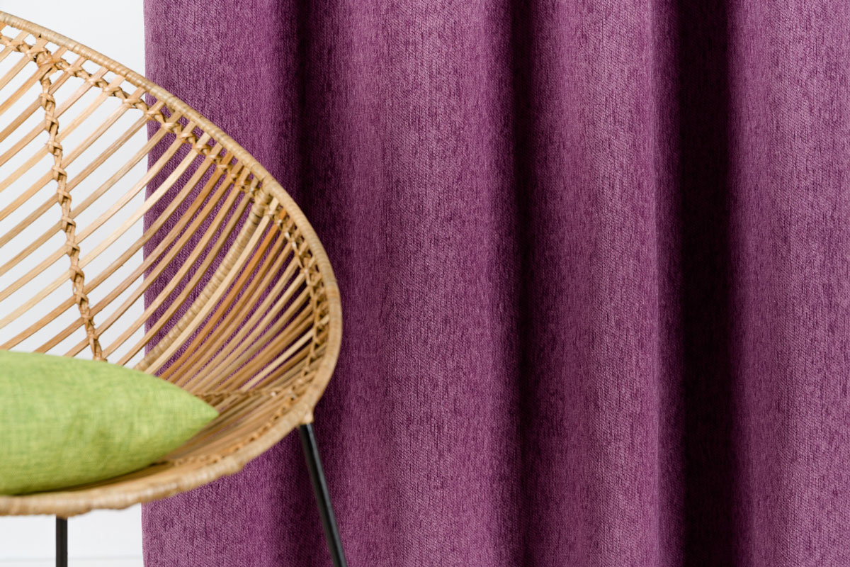 jennifer purple print curtain