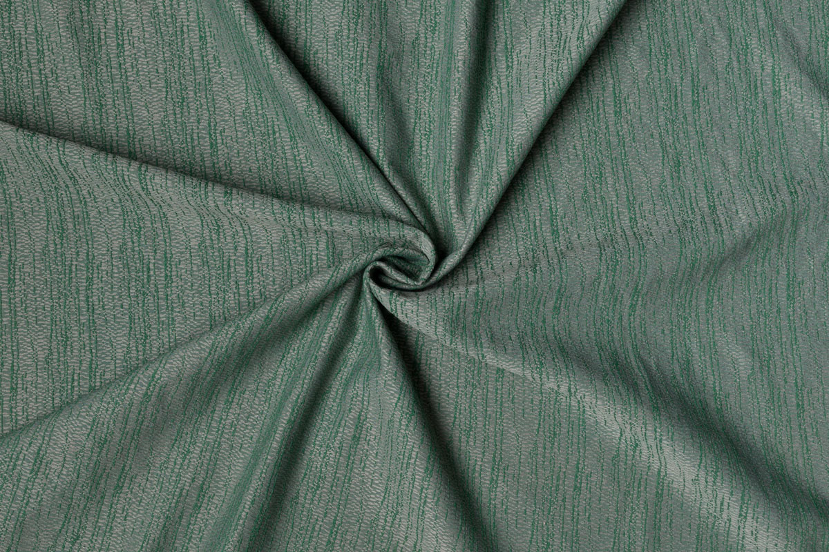 nordic green print curtain
