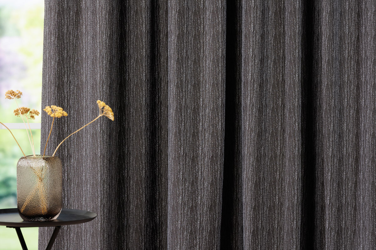 nordic grey print curtain