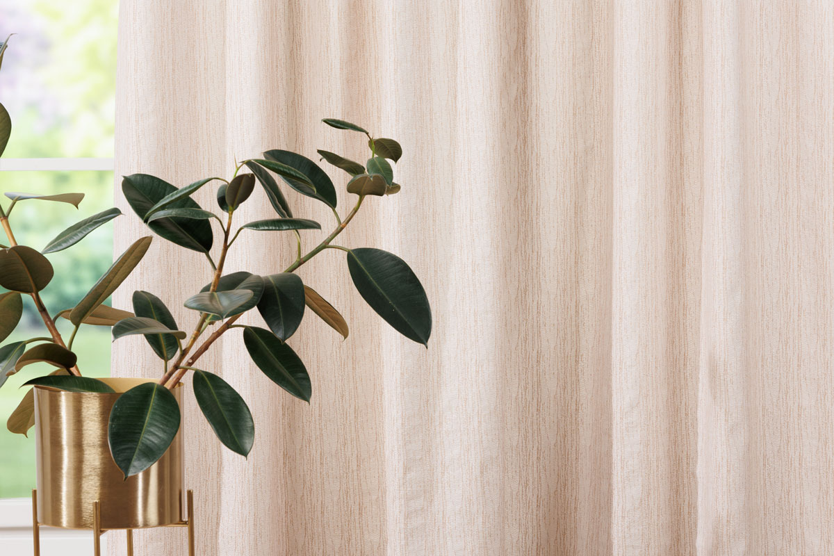 nordic beige print curtain