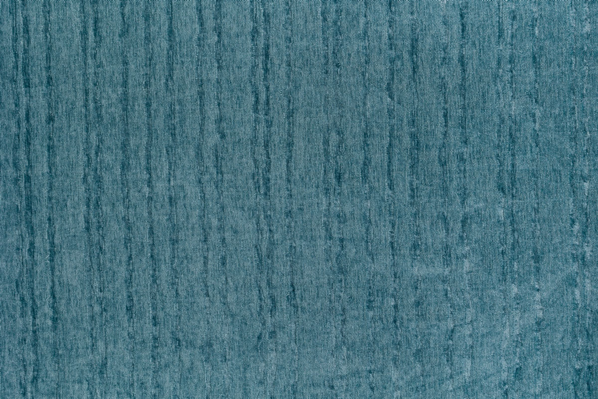 intense blue print curtain