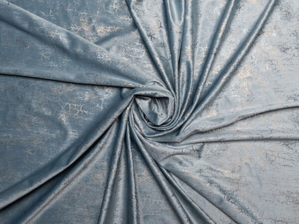 dakka blue print curtain