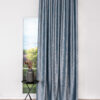 dakka blue print curtain