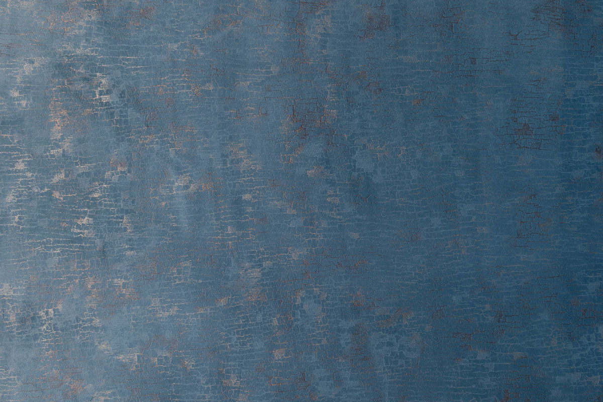 feliz blue print curtain