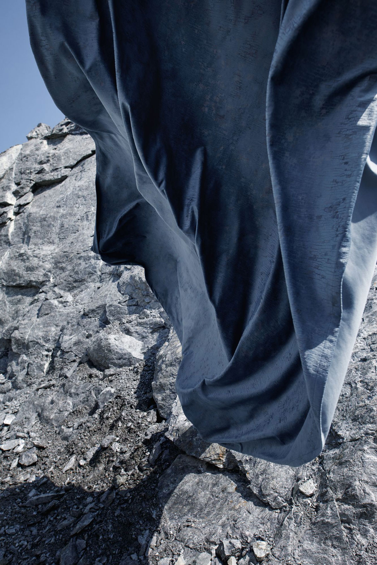 feliz blue print curtain