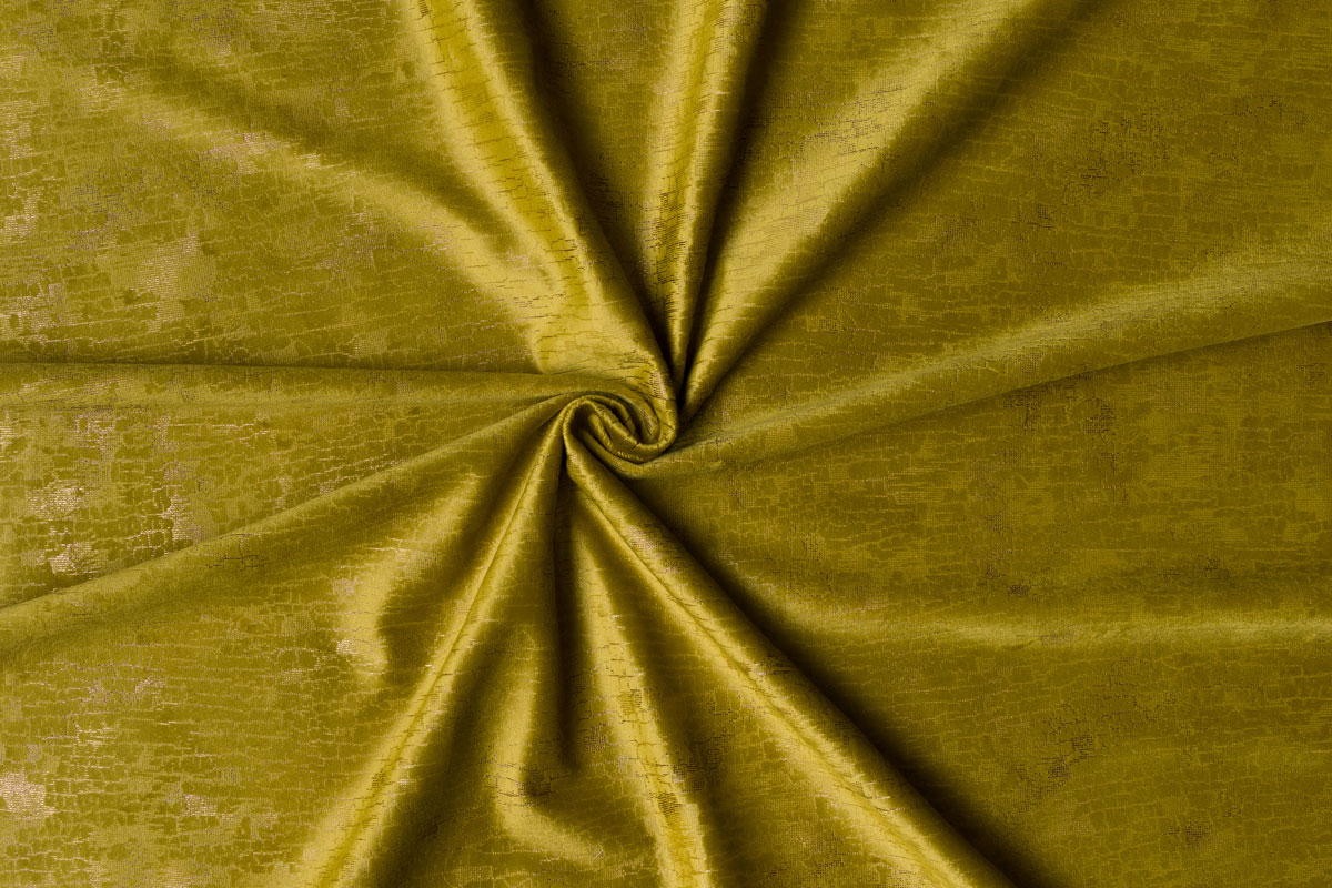 feliz yellow print curtain