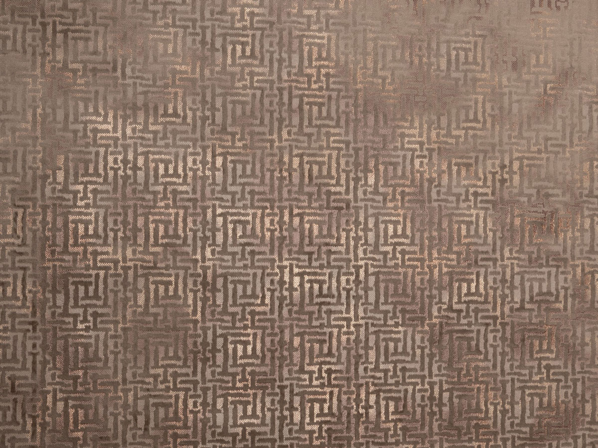 mars brown print curtain