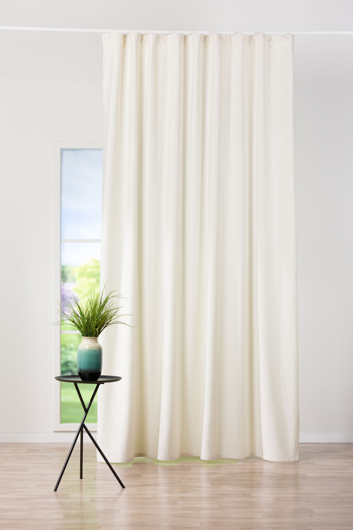 roma beige print curtain