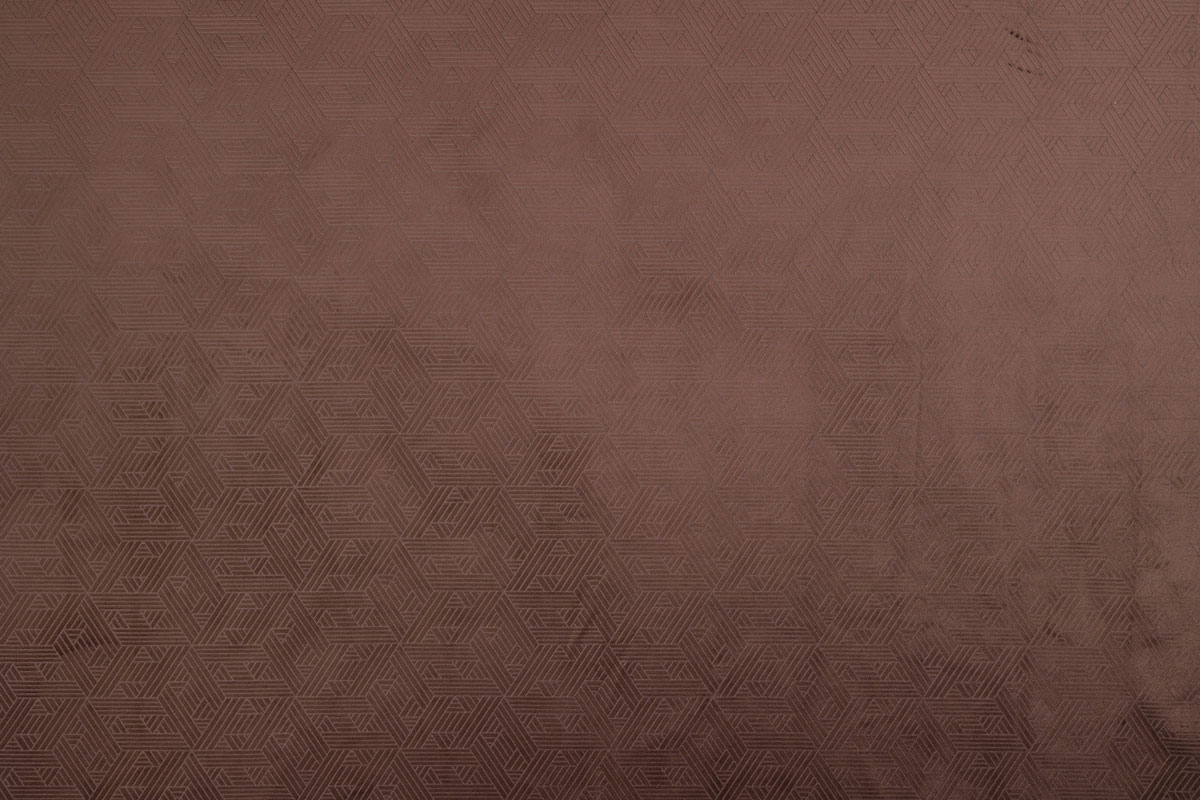 roma brown print curtain