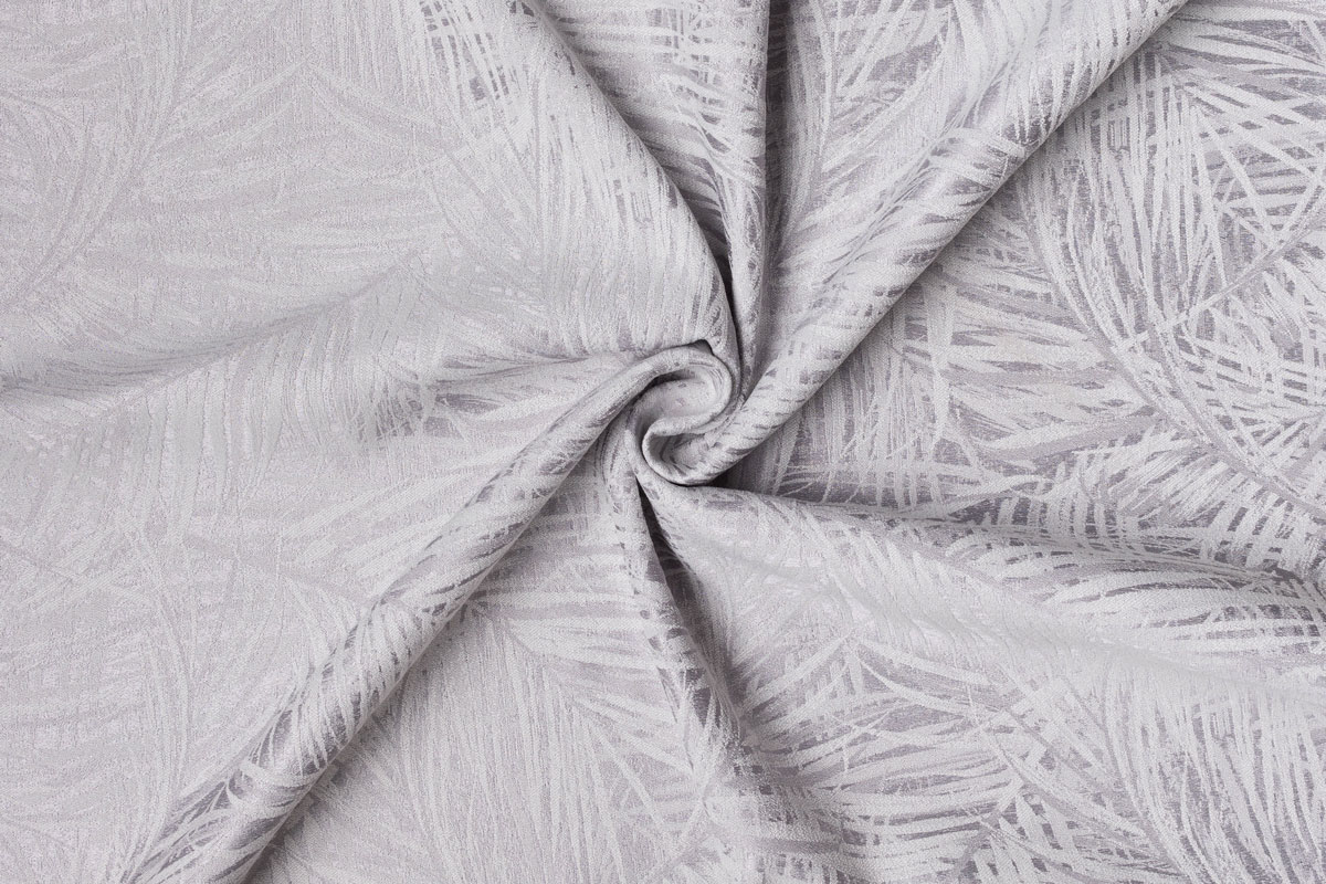 allegro grey print curtain