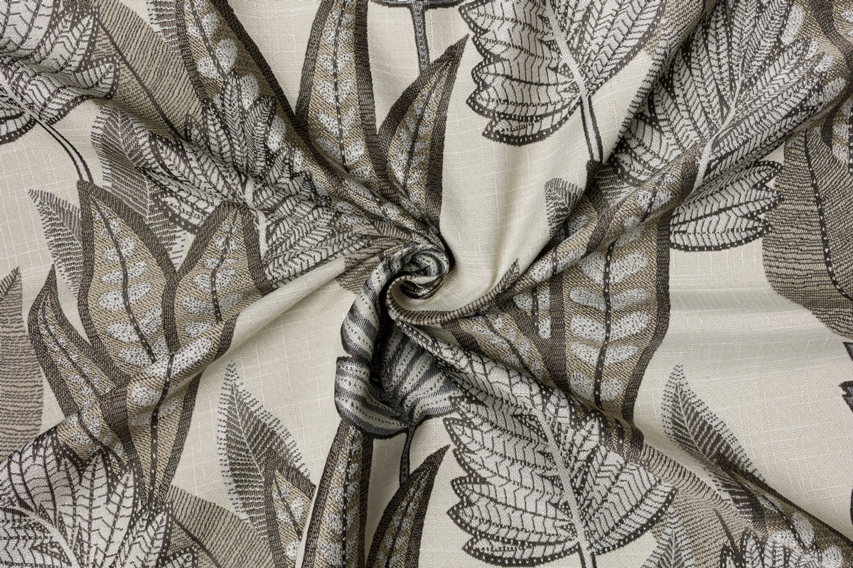 dominica beige print curtain