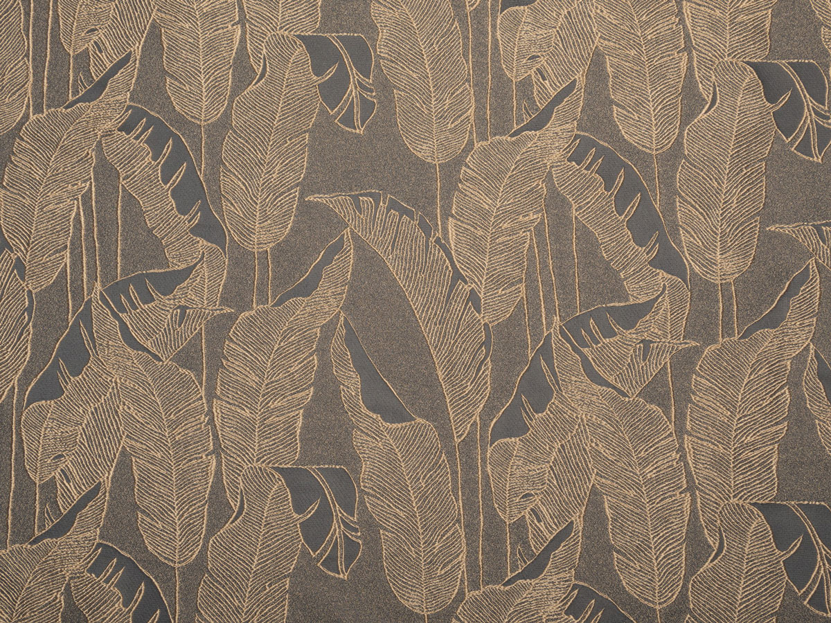 guyana brown print curtain