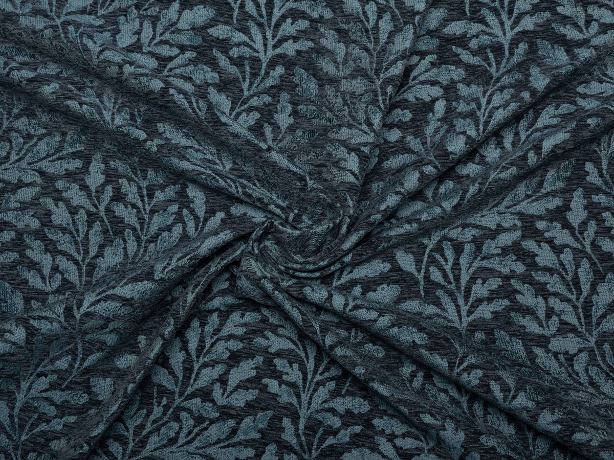 rioja blue print curtain