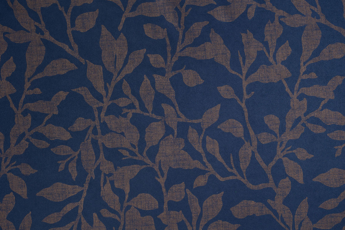 lagos blue print curtain