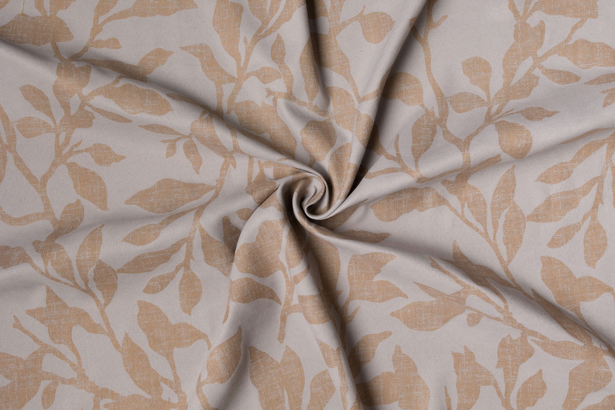 lagos beige print curtai