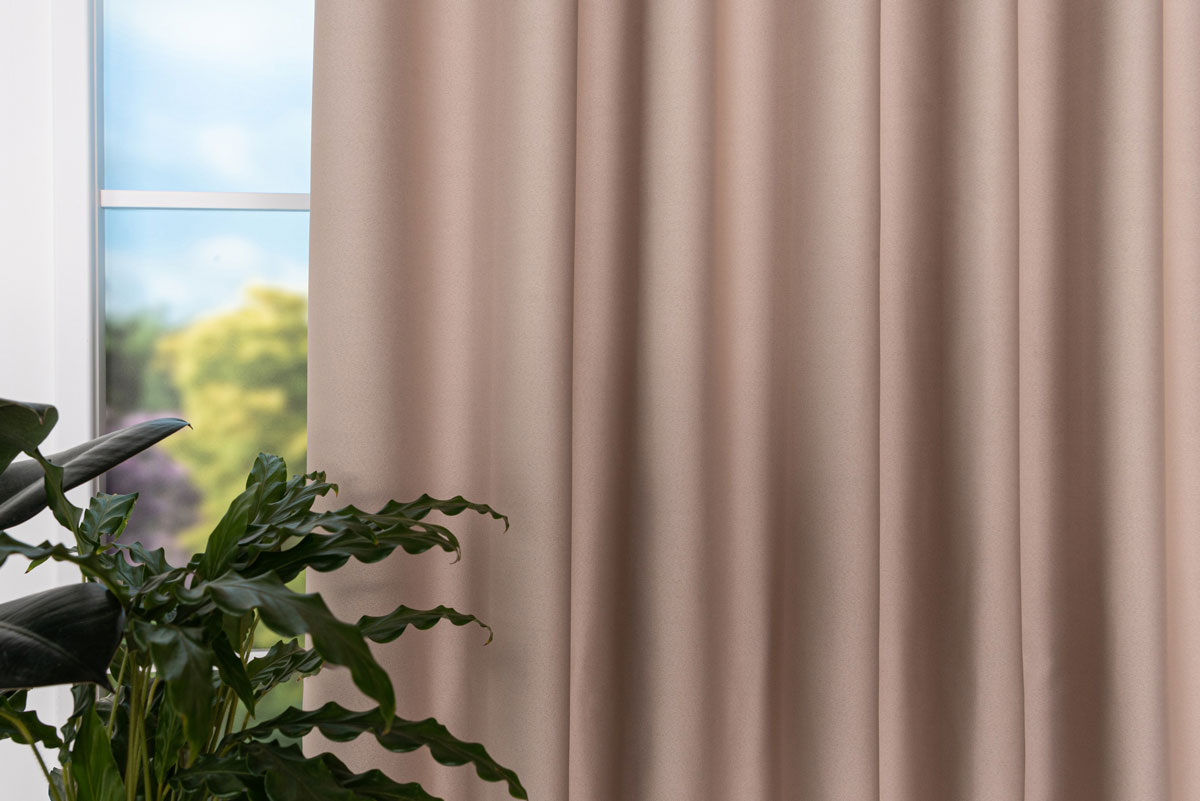 sydney beige print curtain