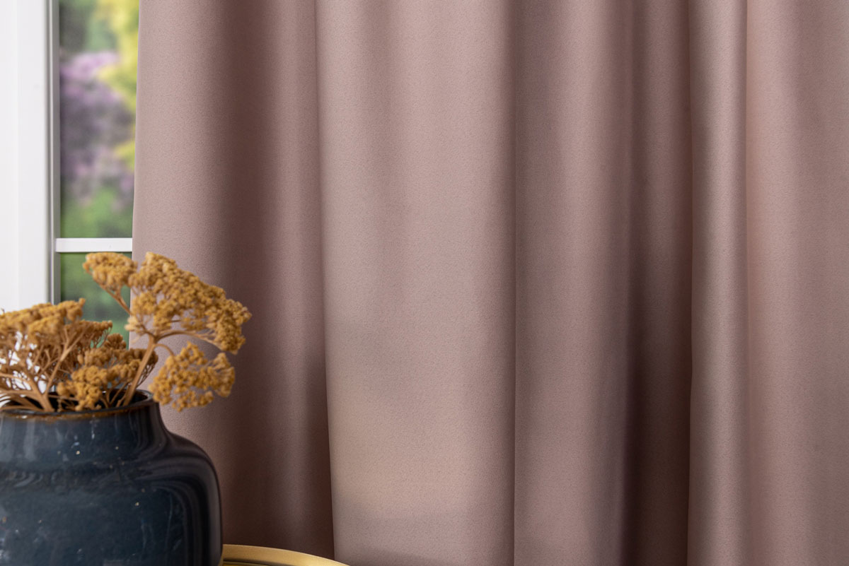 sydney beige print curtain