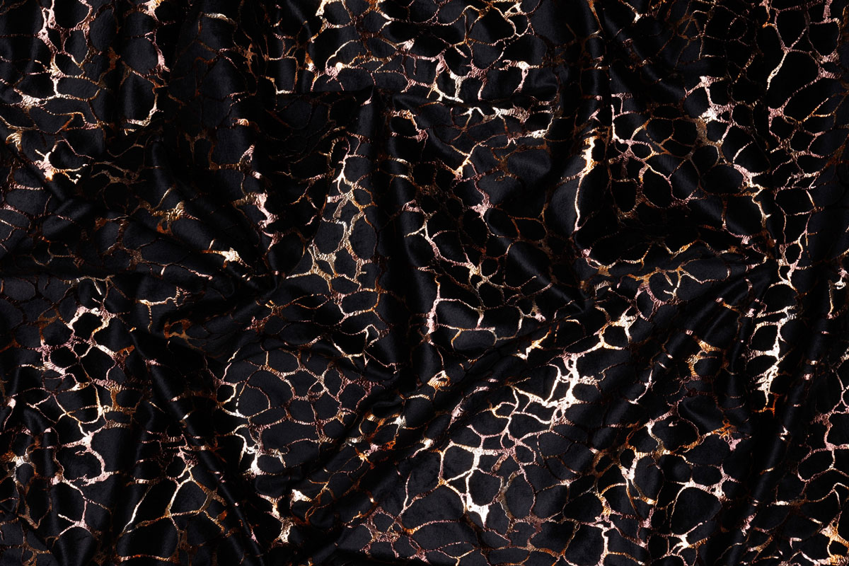 roca blue print curtain